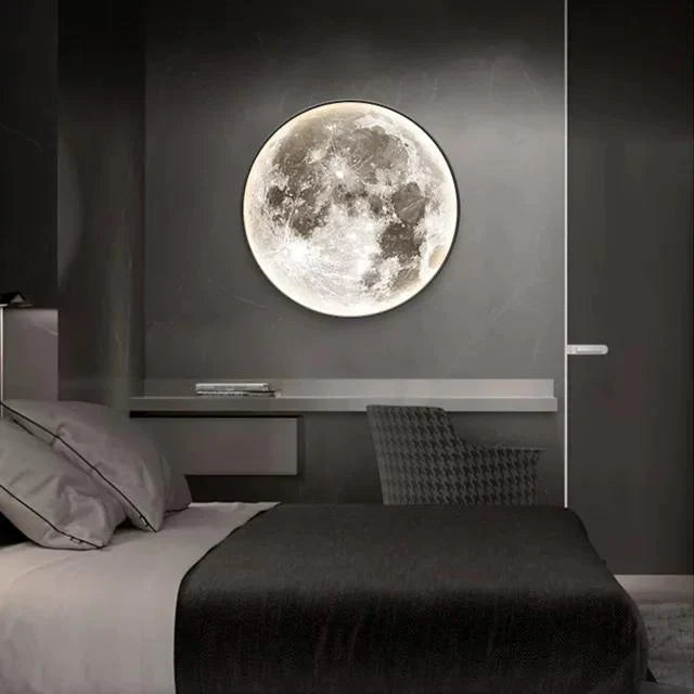 Full Moon Lamp – Realistic 3D Moonlight for Walls & Ceilings