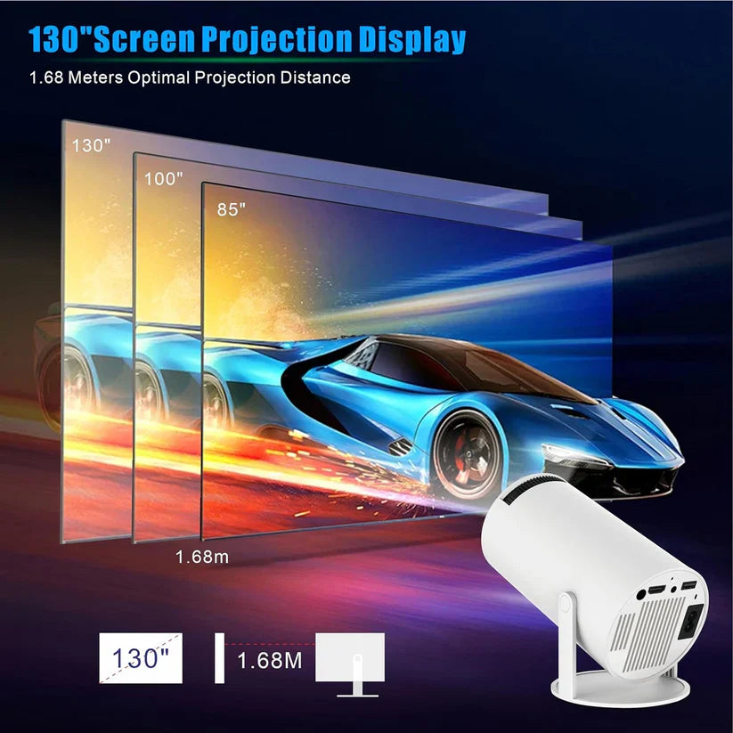 Smart Mini Projector 5G – Ultimate Portable Cinema Experience!