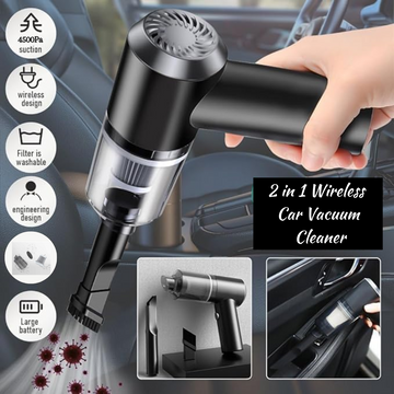 2-in-1 Car Vacuum Cleaner – Powerful Suction & Air Blower for Deep Cleaning!